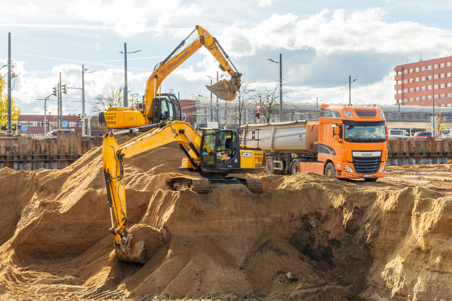 Stavební práce pokračují v rychlém tempu