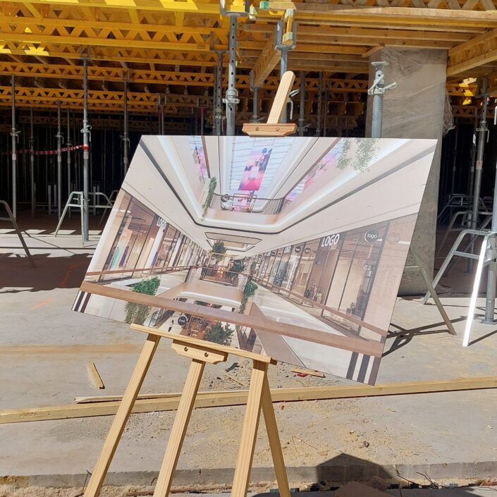 Po roce od zahájení stavby si budoucí Galerii Pernerka prohlédli i&nbsp;novináři